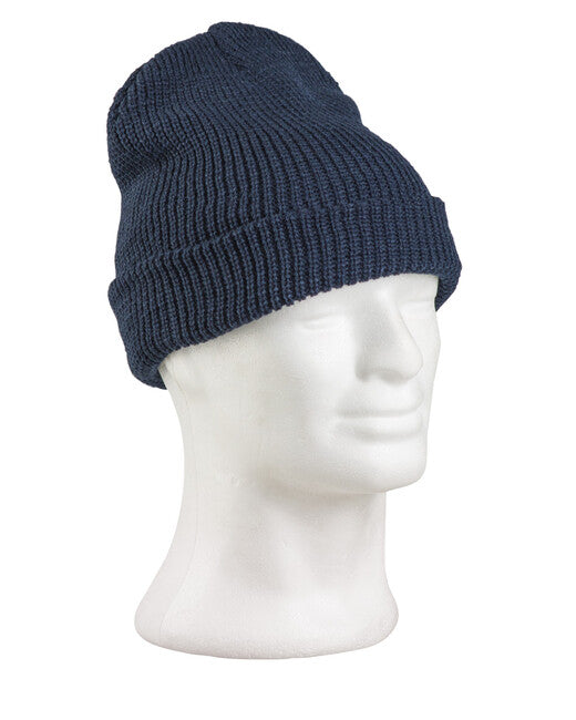 Mil-Tec Cappello in maglia Polyacryl blu