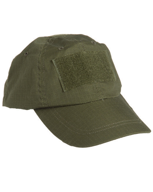 Mil-Tec Tactical cappello rip-stop, nero
