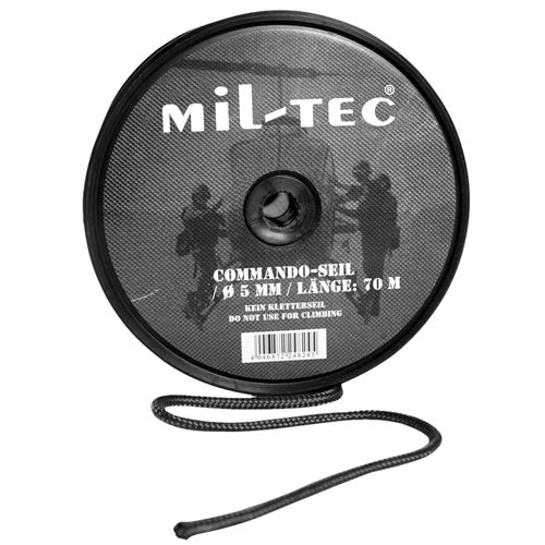 Mil-Tec Lano Commando 5 mm (70 m), black