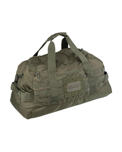 Mil-Tec Combat borsa a tracolla media 54l, oliva