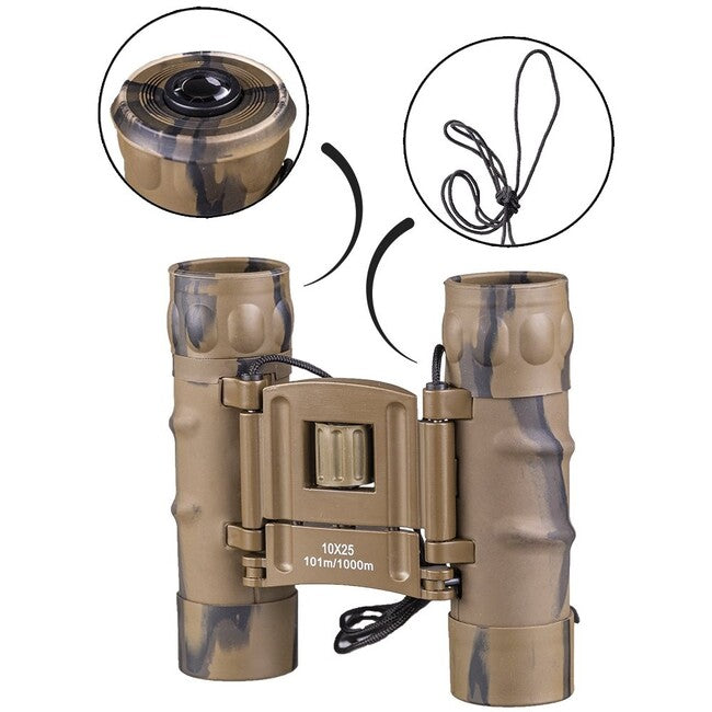 Mil-Tec Gen.II binocolo 10x25, Deserto