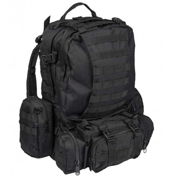 Mil-Tec Defence zaino 36l, nero