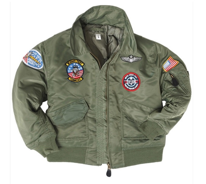 Mil-Tec giacca Bomber per bambini, oliva