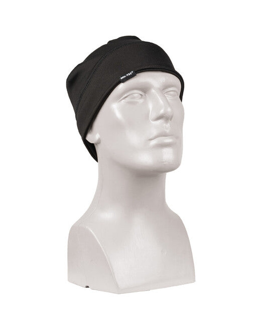Mil-Tec Elastico cappello in Fleece, nero
