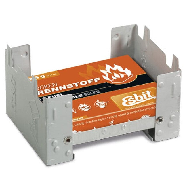 Esbit fornello ad alcool solido + 20 compresse di combustibile solido