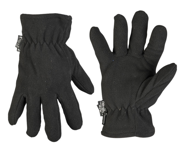 Mil-Tec Fleece Thinsulate™ guanti , neri