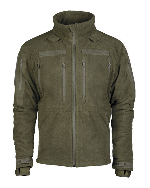 Mil-Tec Plus Fleece Jacket, Olive