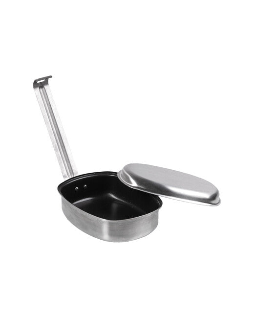 Mil-Tec stoviglie francesi in acciaio inox/teflon