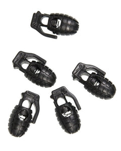 Mil-Tec estremità del cordino Garnet 10 pezzi, nero