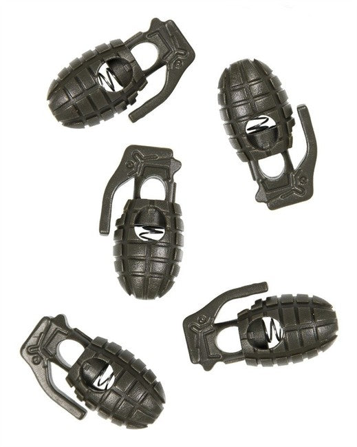 Mil-Tec Granato estremità cordino 10pz, oliva