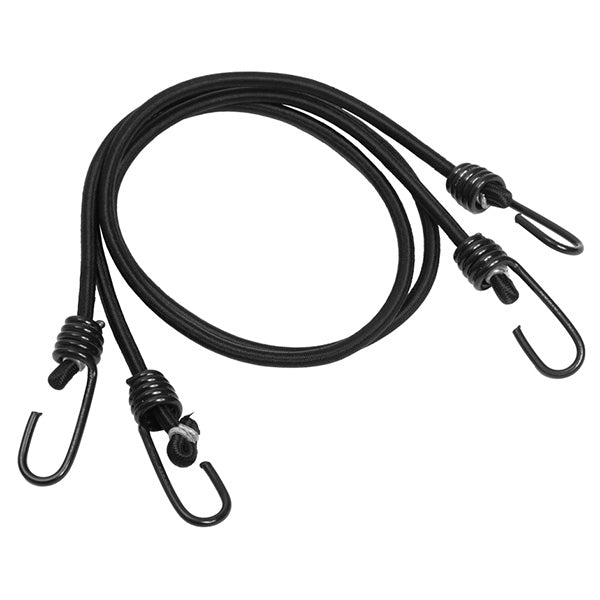 Mil-Tec espansore in gomma con ganci 2 pezzi, nero