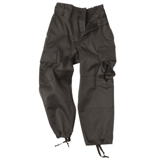Mil-Tec Pantaloni per bambini, neri