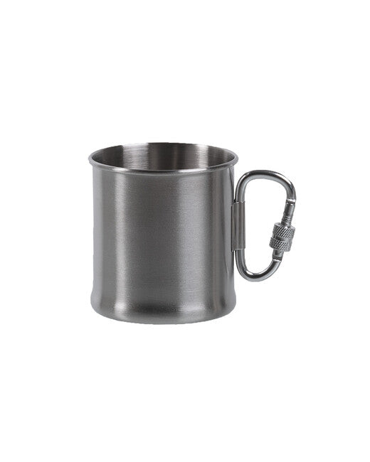 Mil-Tec Tazza in acciaio inox da 250 ml con moschettone