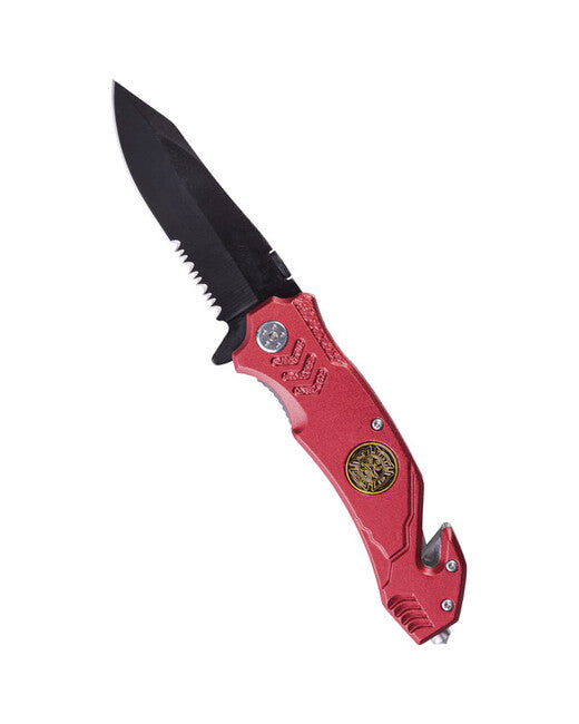 Mil-Tec Coltello a una mano, rosso
