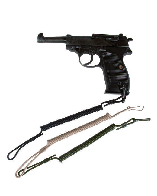 Mil-Tec Cavo di sicurezza (a spirale) per pistola a oliva