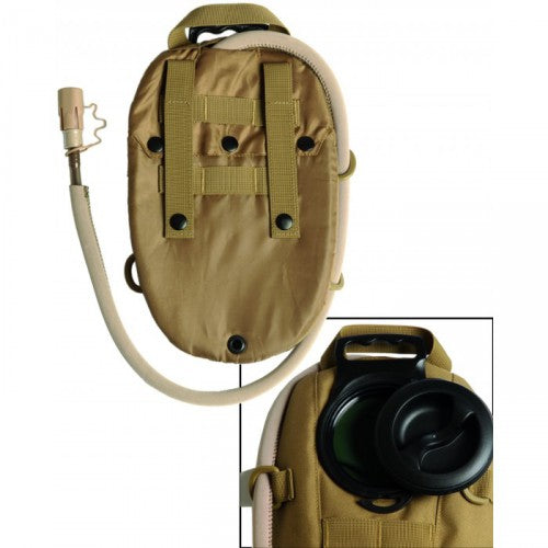 Mil-Tec tasca idratante ovale 1,5l, Coyote