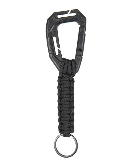 Mil-Tec moschettone Molle con Paracord, nero