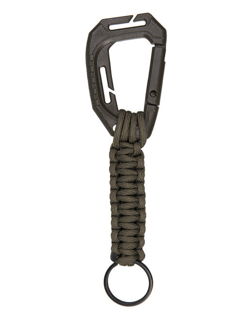 Mil-Tec moschettone Molle con Paracord, oliva