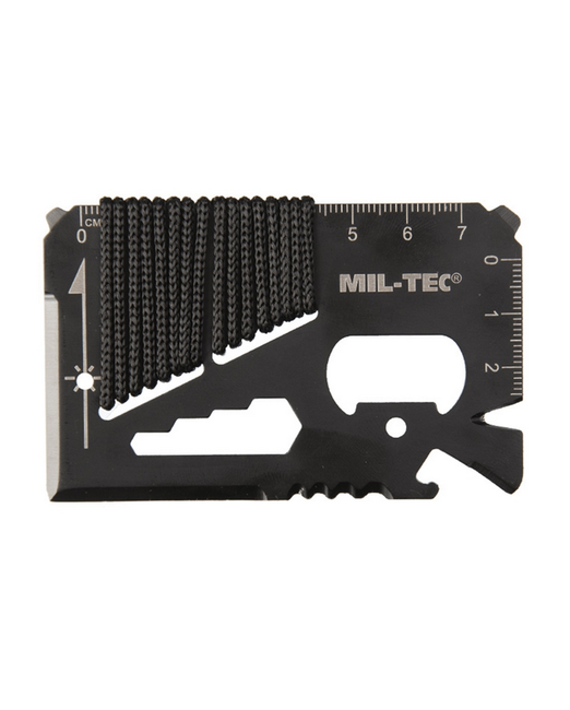 Mil-Tec carta di sopravvivenza con Paracord e custodia