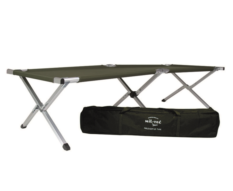 Mil-Tec sdraio da Campeggio pieghevole 190 x 66 x 42 cm, oliva