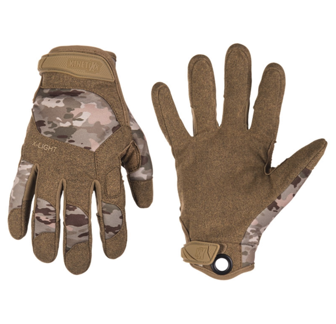Mil-Tec Kinetixx® X-Light guanti, Multitarn
