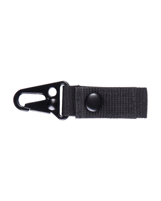 Mil-Tec portachiavi con moschettone 7 cm, nero