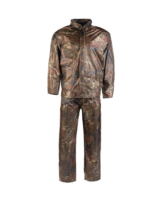 Mil-Tec Completo impermeabile in PVC flecktarn