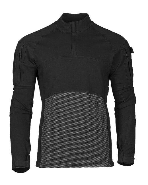 Mil-Tec Assault maglietta tattica a maniche lunghe, nera