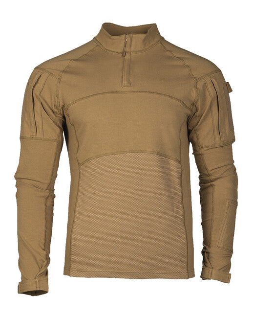 Mil-Tec Assault maglietta tattica a maniche lunghe, Coyote