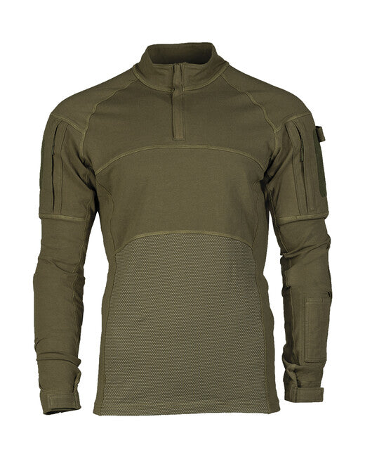 Mil-Tec Assault maglietta tattica a maniche lunghe, verde