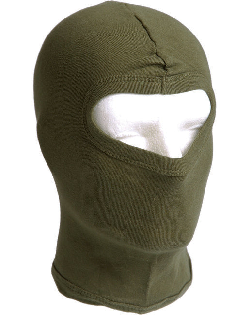 Mil-Tec cappuccio in maglia a costine sottili, 1 foro, oliva
