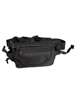 Mil-Tec Waist Pack GROSS with Multiple Compartments, Black