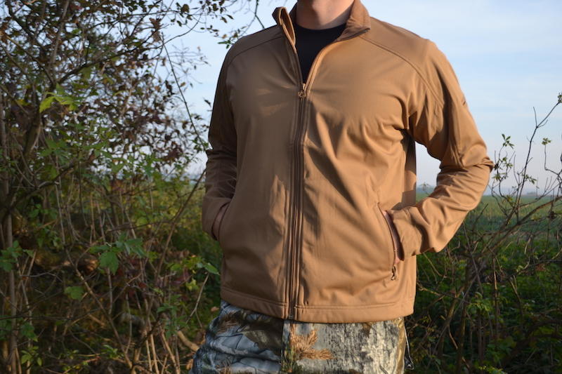 Mil-Tec lite giacca Softshell 3-strati leggera, Coyote