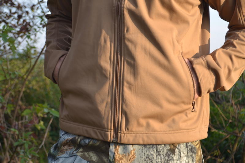 Mil-Tec lite giacca Softshell 3-strati leggera, Coyote