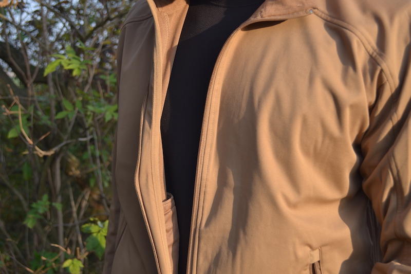 Mil-Tec lite giacca Softshell 3-strati leggera, Coyote