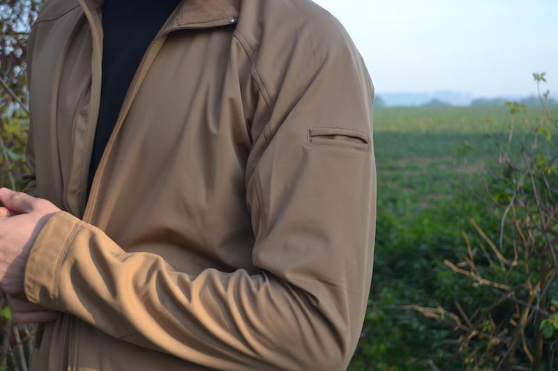 Mil-Tec lite giacca Softshell 3-strati leggera, Coyote