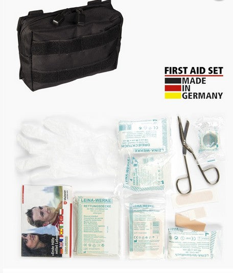 Mil-Tec Molle kit di pronto soccorso piccolo, nero