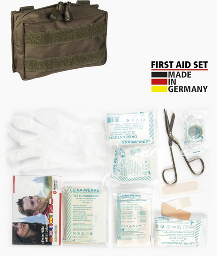 Mil-Tec Kit di pronto soccorso Molle piccolo, oliva