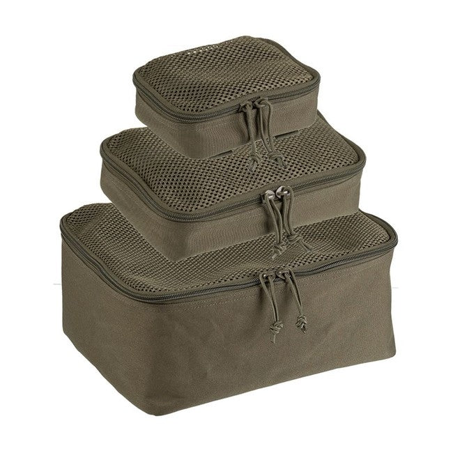Mil-Tec Set di valigie Molle 3 pezzi, oliva