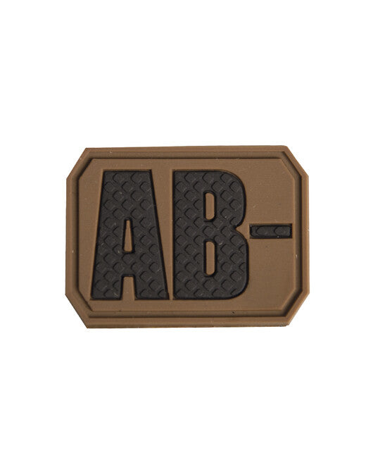 Mil-Tec Toppa in velcro 3D gruppo sanguigno AB-, Coyote