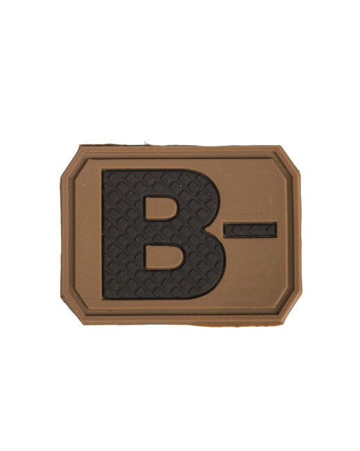 Mil-Tec Toppa in velcro 3D gruppo sanguigno B-, Coyote