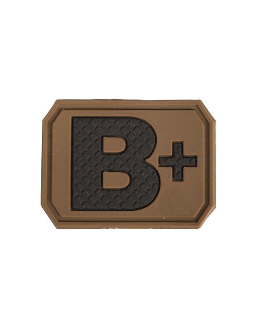 Mil-Tec Toppa in velcro 3d gruppo sanguigno b+ , coyote