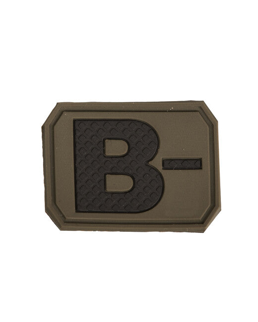 Mil-Tec Toppa in velcro 3D gruppo sanguigno B, verde