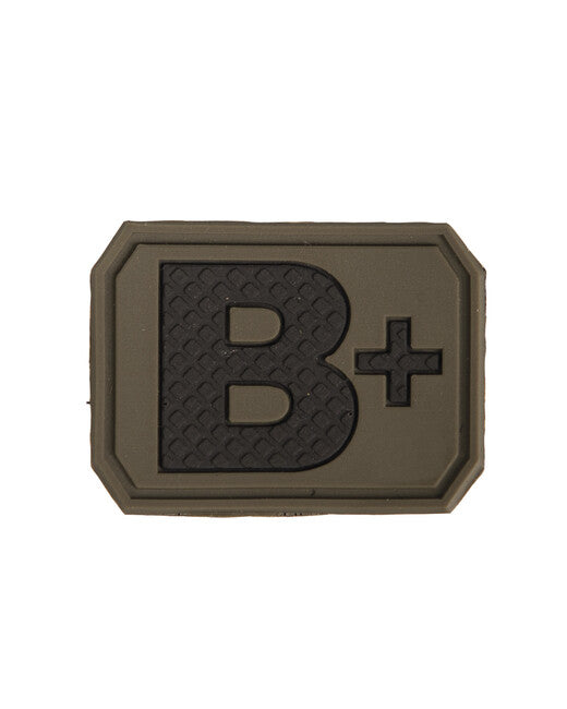 Mil-Tec Toppa in velcro 3D gruppo sanguigno B, verde