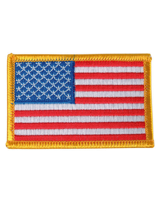 Mil-Tec Toppa Bandiera USA, bordo giallo