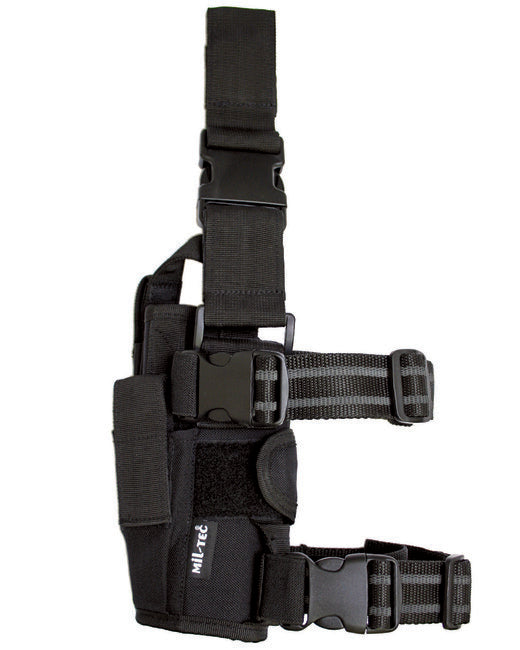 Mil-Tec Manicotto per gamba regolabile, nero