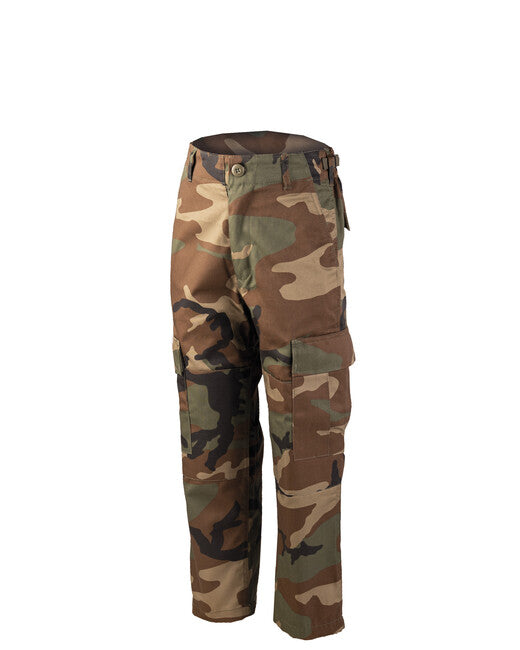 Mil-Tec Pantaloni da bambino us bdu Woodland