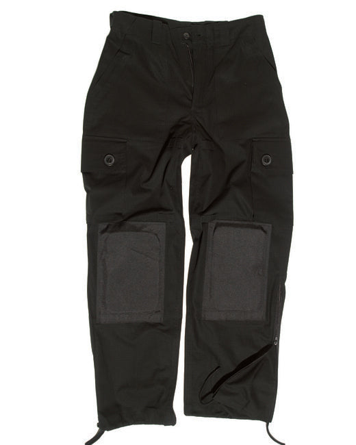 Mil-Tec Pantaloni Light Weight con ginocchiere, neri