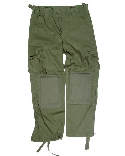 Mil-Tec pantaloni leggeri con ginocchiere, oliva