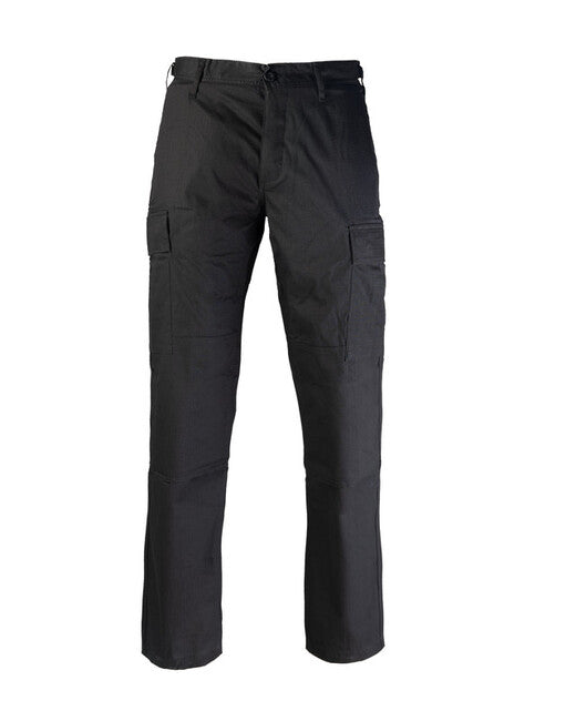 Mil-Tec US BDU pantaloni da Campo rip-stop, neri